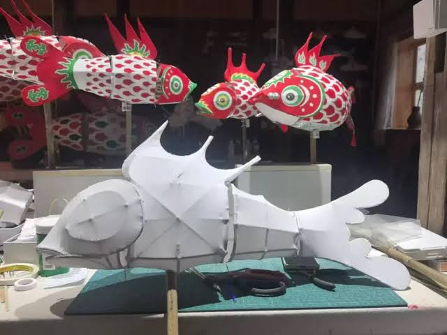 Close up of traditional craft bamboo work